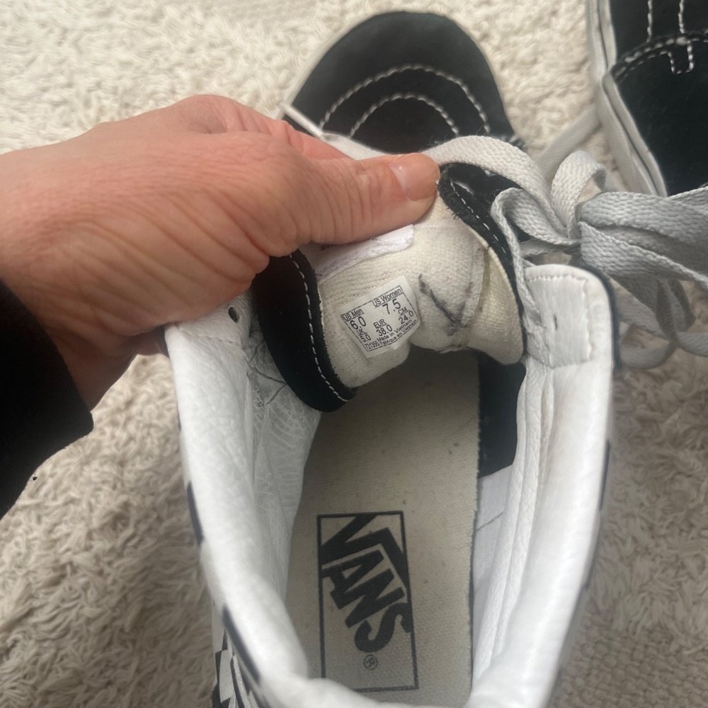 Checkered Platform Vans - Picture 5 of 5